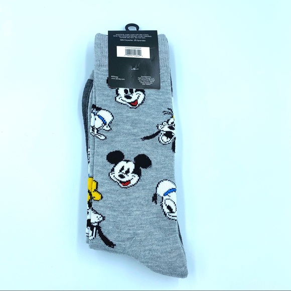 Disney Mickey Mouse Donald Duck Goofy Crew Socks - Picture 3 of 5